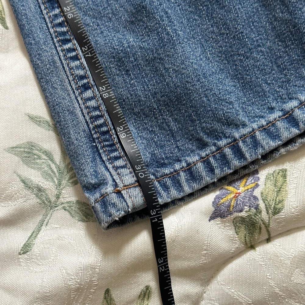 Vintage A&F y2k no waist low rise bootcut jeans button fly 5 pocket Sz 26 USA - Picture 15 of 15